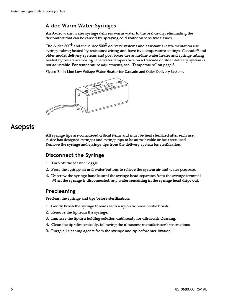 Quick Tip Air Water Syringe Tips White With Metal Core  1600/bx. - MARK3®*