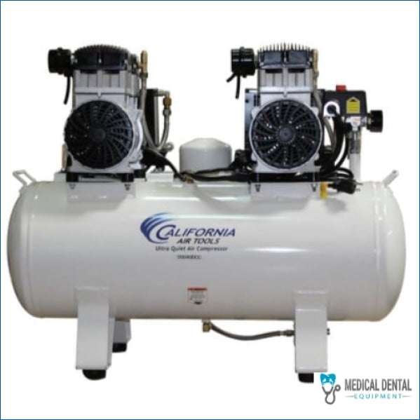 California Air 20040DCADC 4 HP 20 Gallon Oil-Free Air Compressor Dentistry 