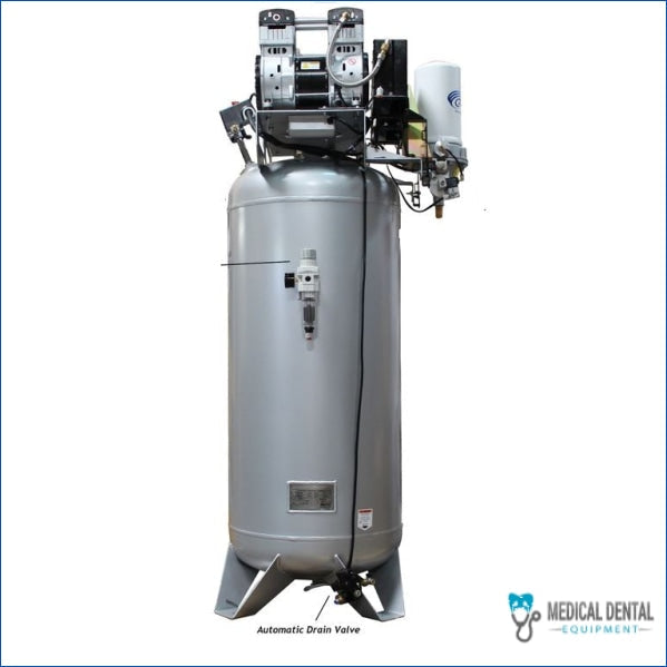 California Air CAT-60040DCADC 4 HP 60 Gallon Ultra Quiet and Oil-Free Dentistry 