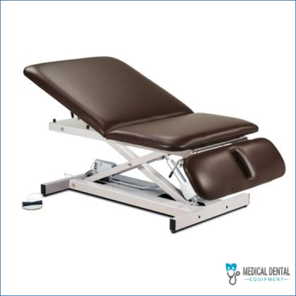 Clinton Extra Wide Bariatric Power Table with Adjustable Backrest and Drop Section 84430 Medical Equipment 