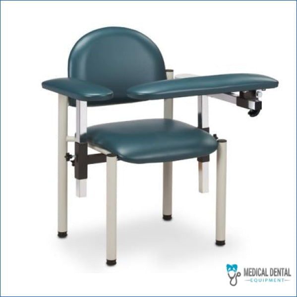 Clinton Industries SC Series Padded Blood Drawing Chair with Arms 6050-U Examination Chairs & Tables 