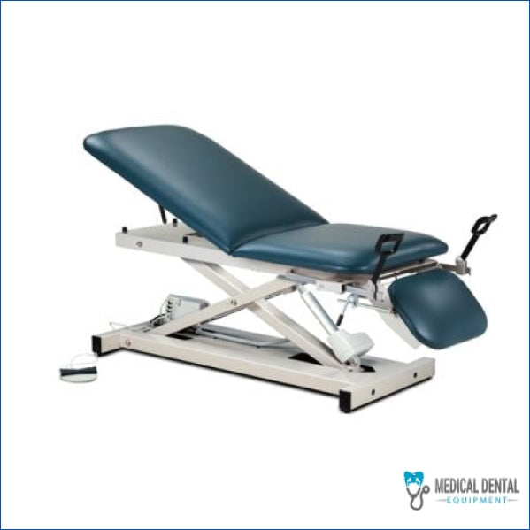 Clinton Open Base Power Table 80360 power table clinton-open-base-power-table-with-adjustable-backrest-footrest-stirrups Dentamed USA 80360,