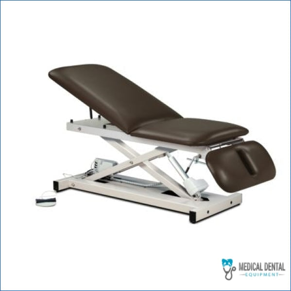 Clinton Power Table with Adjustable Backrest & Drop Section 80330 Medical Stretchers & Gurneys 