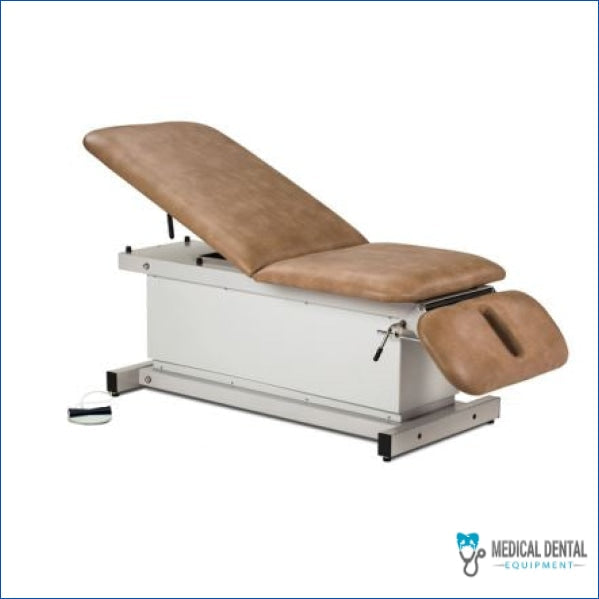 Clinton Shrouded Power Table with Adjustable Backrest and Drop Section 81330 Medical Equipment 