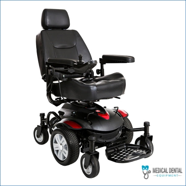 Drive Medical Titan AXS Mid-Wheel Power Wheelchair 18x18 Captain Seat Power Chair 