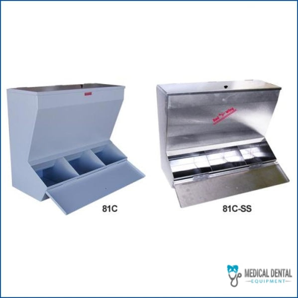 Handler Plaster Bin Model 81C Plaster Bin handler-plaster-bin-model-81c-dentamed-usa DENTAMED USA 81C a-dec dental equipment air techniques