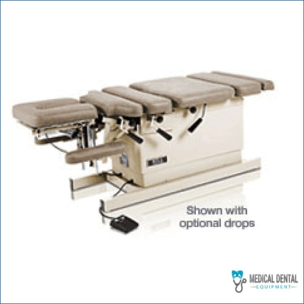 Hill HA90C Chiropractic Table with optional Manual Drops Chiropractic Table 