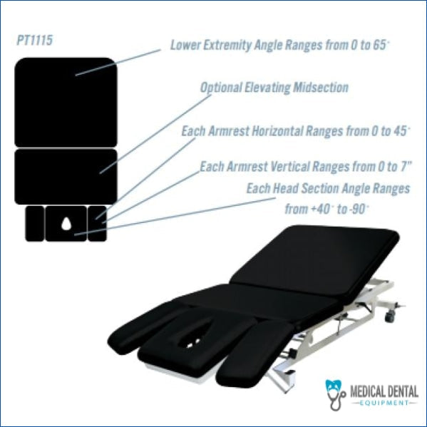 PHS CHIROPRACTIC THERA-P Bariatric Electric Treatment Table PT1111 phs-chiropractic-thera-p-bariatric-electric-treatment-table-pt1111