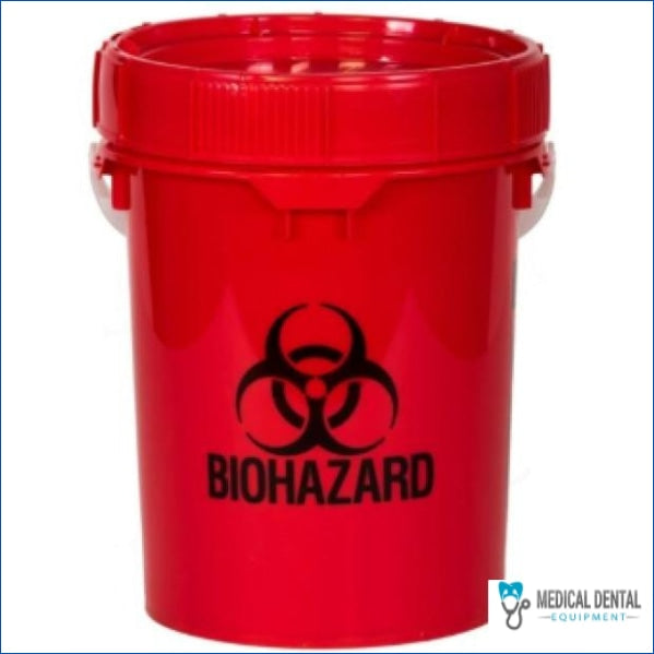 Solmetex 5/20 Gallon Biohazard Container 5 gallon biohazard & sharps container PWS-BH-5 solmetex-5-20-gallon-biohazard-container DENTAMED