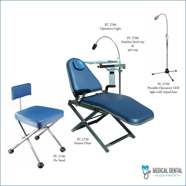 TPC Portable Dental Chair Package PC 2700 Portable Dental Chair Package PC 2700 tpc-portable-dental-chair-package-pc-2700-dentamed-usa 