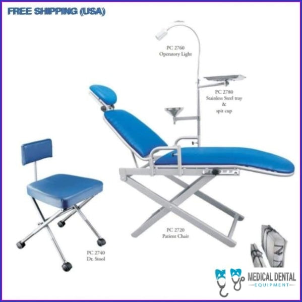 TPC Portable Dental Chair Package PC 2700 Portable Dental Chair Package PC 2700 tpc-portable-dental-chair-package-pc-2700-dentamed-usa